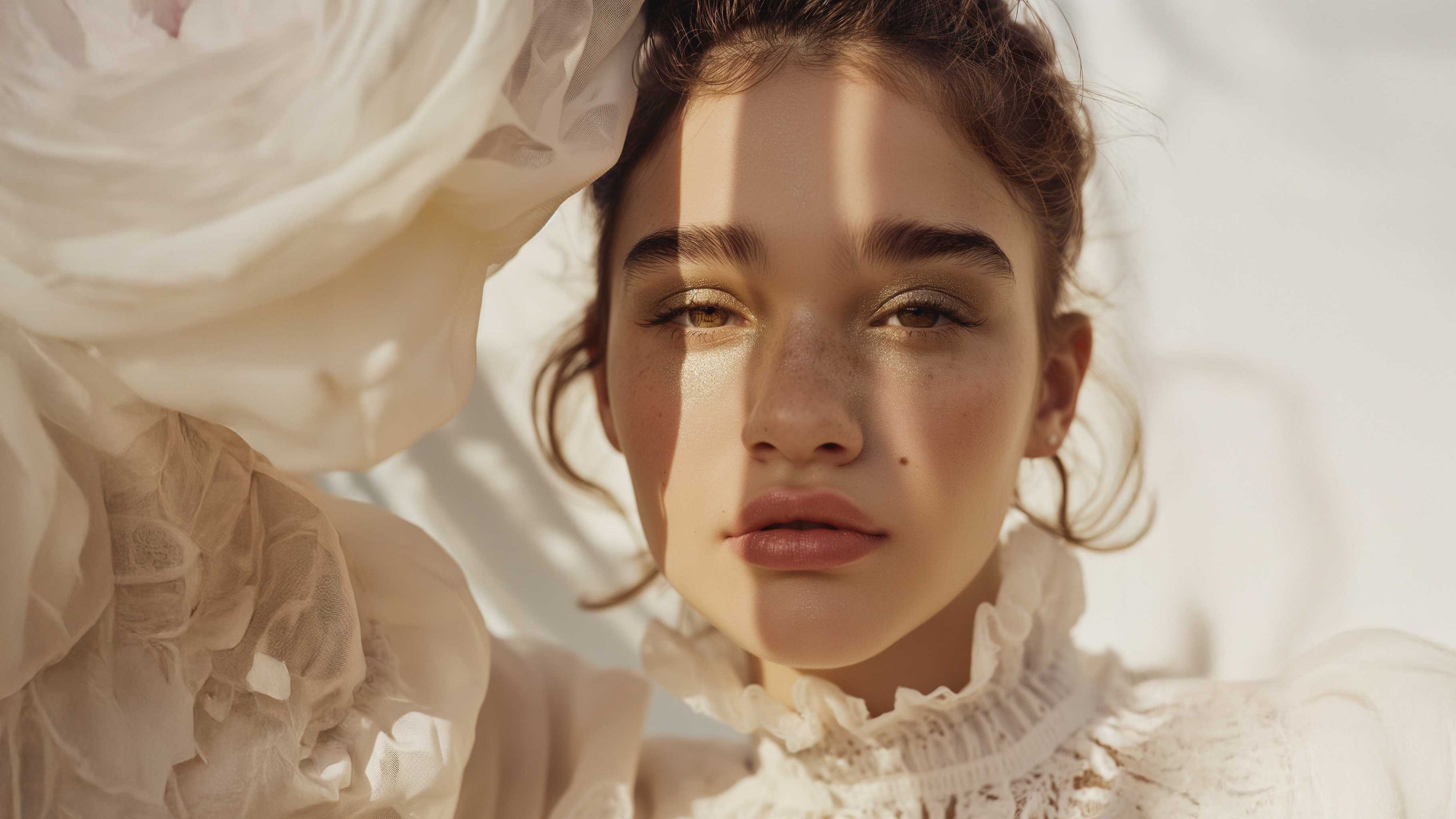 Streifenfreier, sonnengeküsster Teint