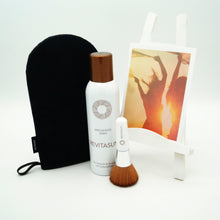 Bild in Gallery Viewer laden,REVITASUN Flat Kabuki Brush mit Aufbewahrungstasche – Profi-Pinsel zum gleichmäßigen Verblenden von Self-Tan