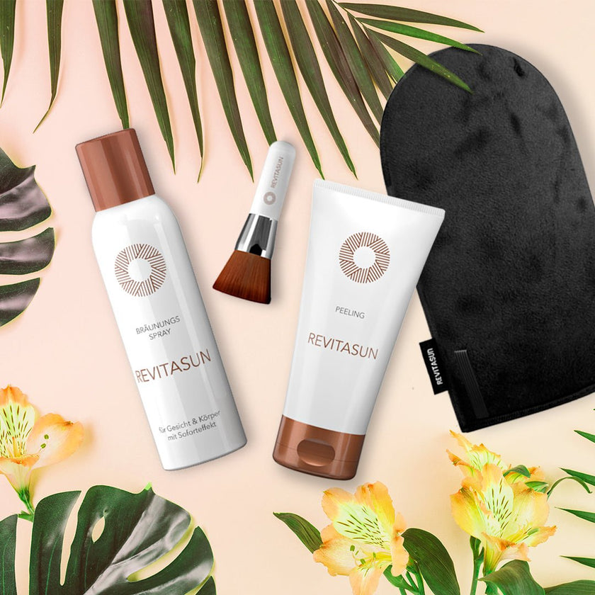 self tanning handschuh REVITASUN Kosmetikhandschuh – Streifenfreies Self-Tanning